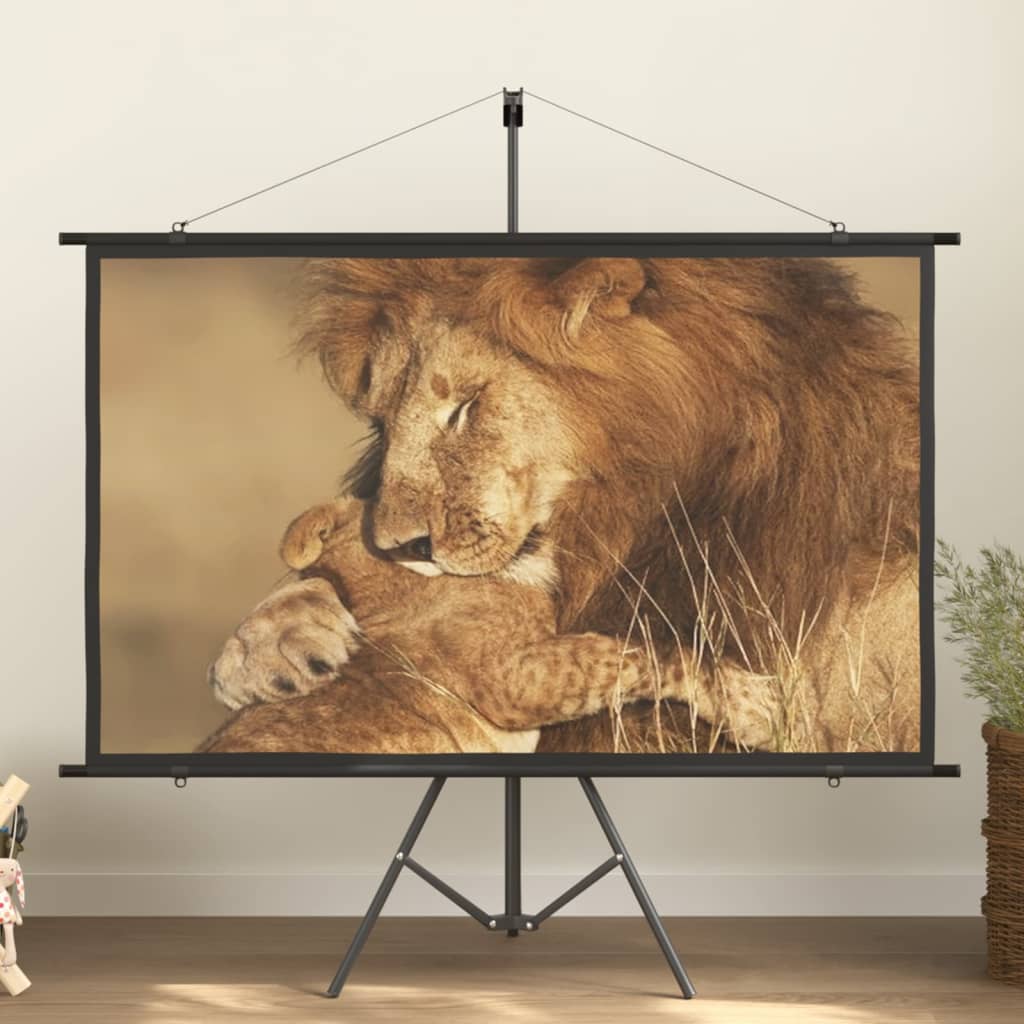 Projector screen with tripod 100" 4:3