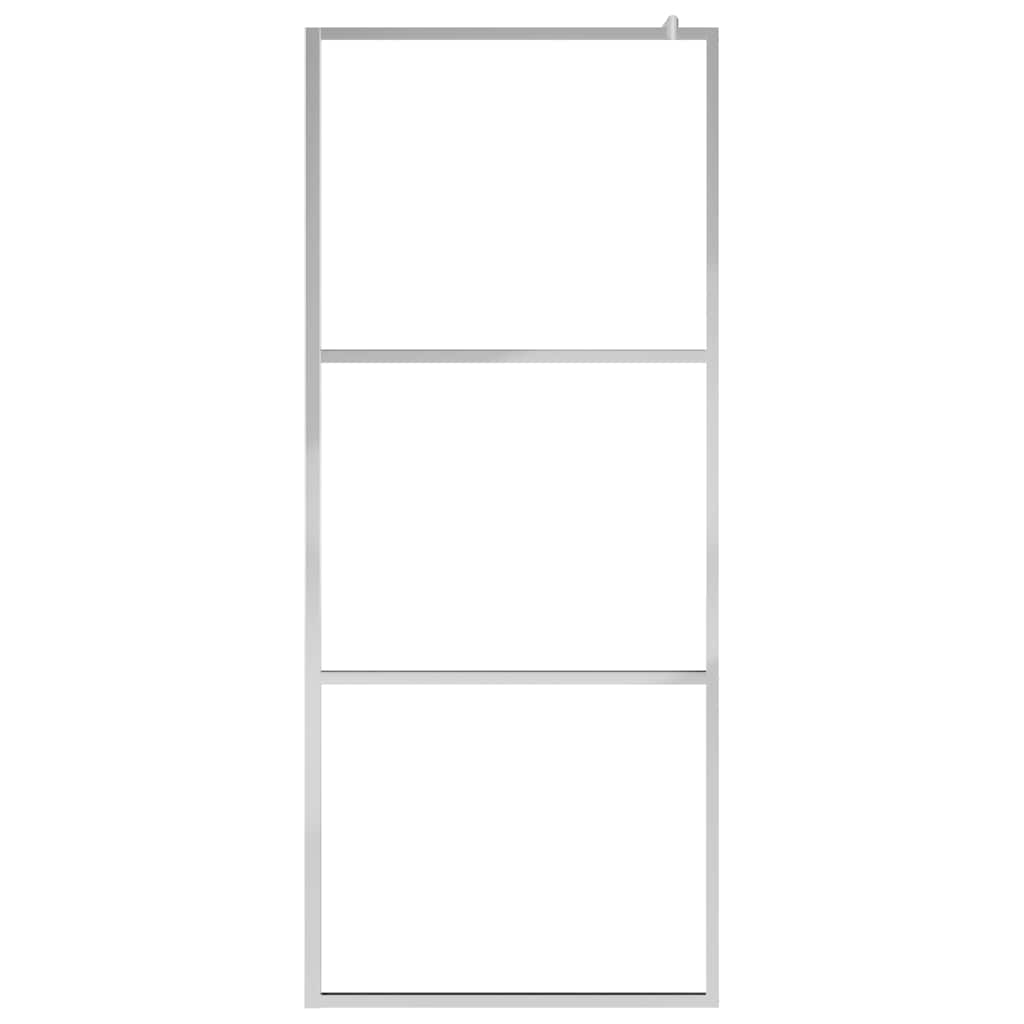 Mampara de ducha accesible vidrio ESG claro 100x195 cm