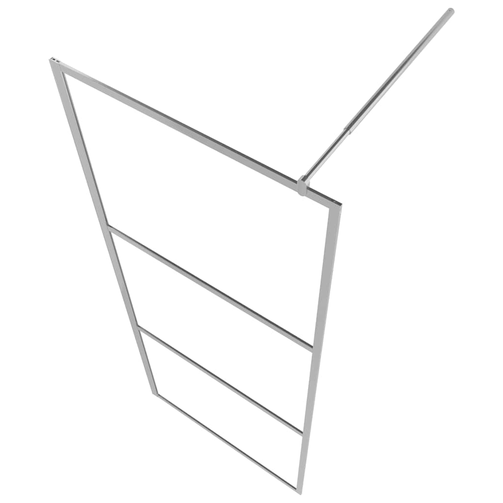 Mampara de ducha accesible vidrio ESG claro 100x195 cm