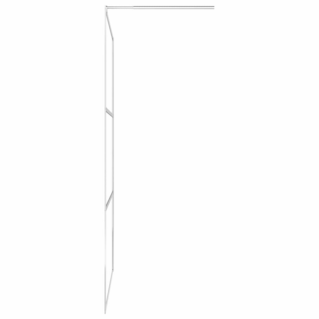 Mampara de ducha accesible vidrio ESG claro 100x195 cm