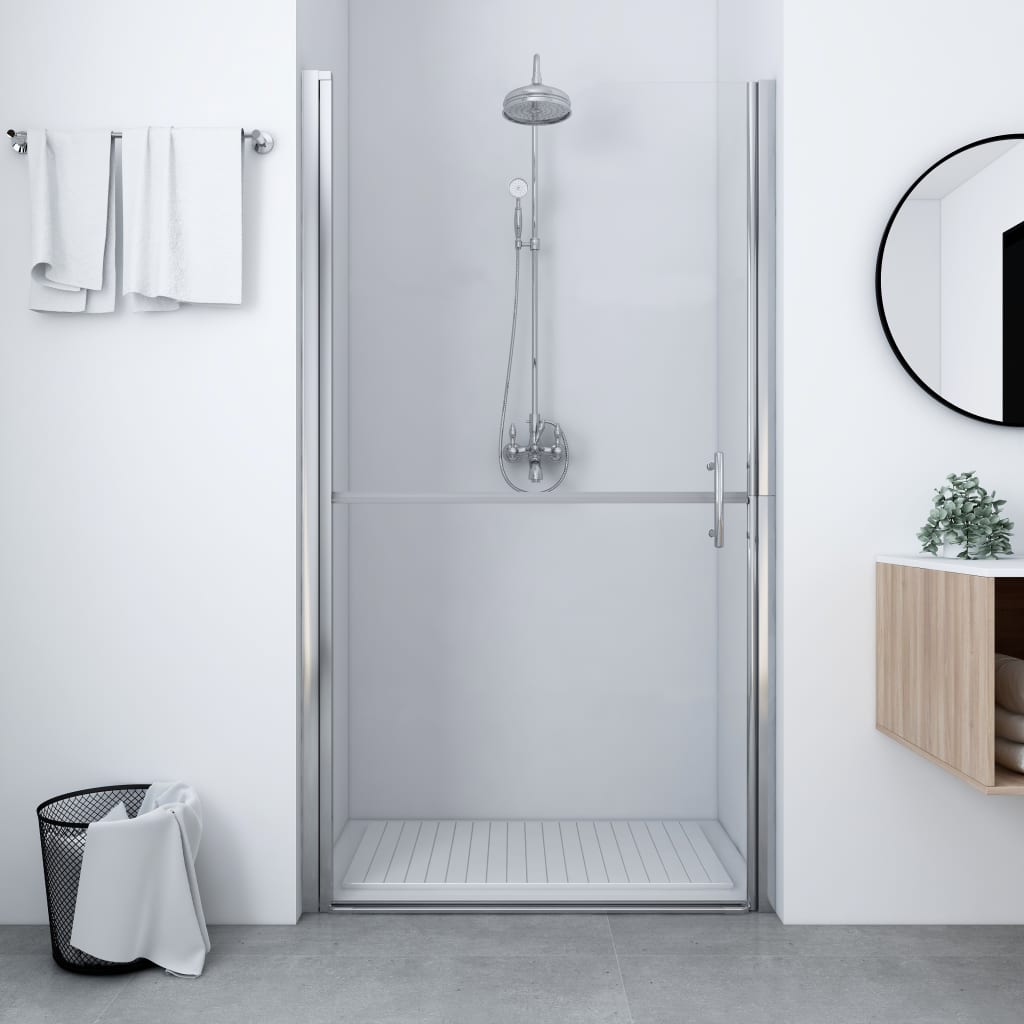 Puerta de ducha de vidrio templado 100x178 cm