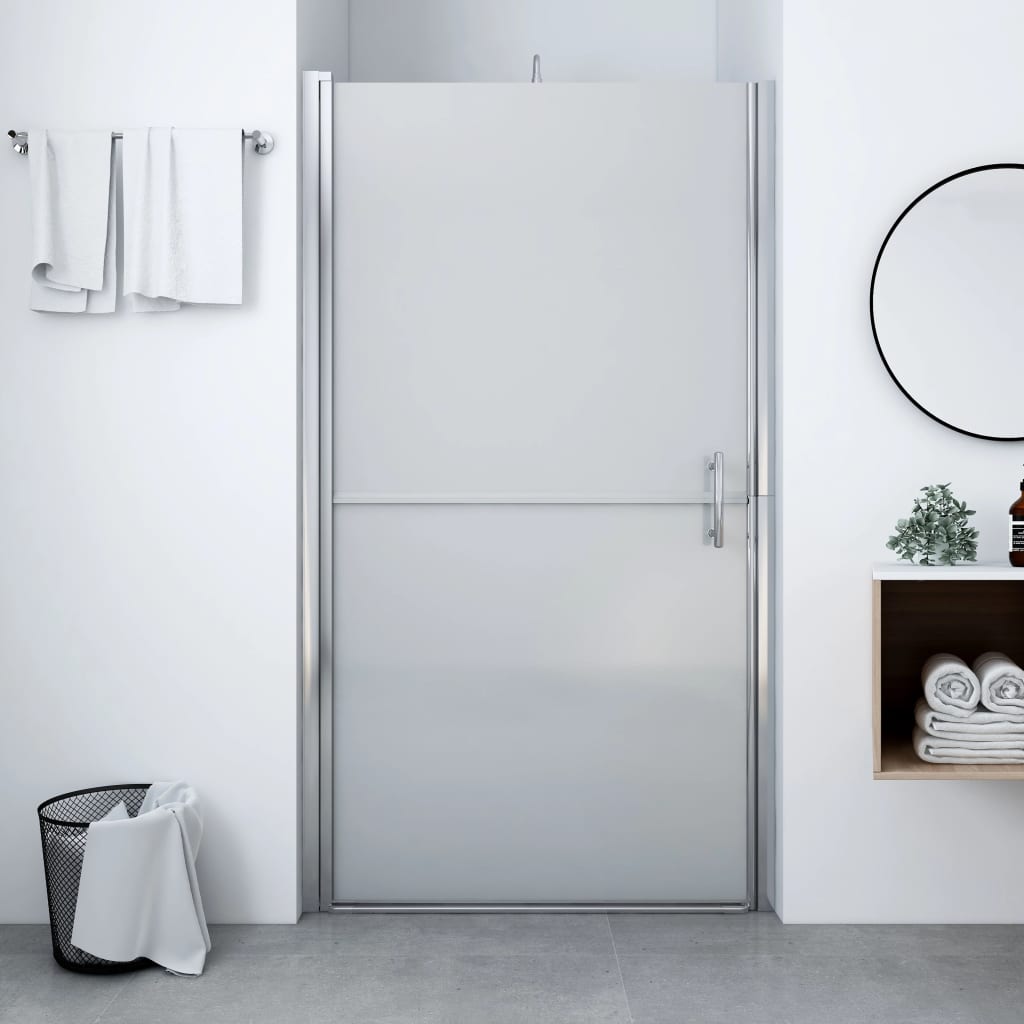 Puerta de ducha de vidrio templado 100x178 cm