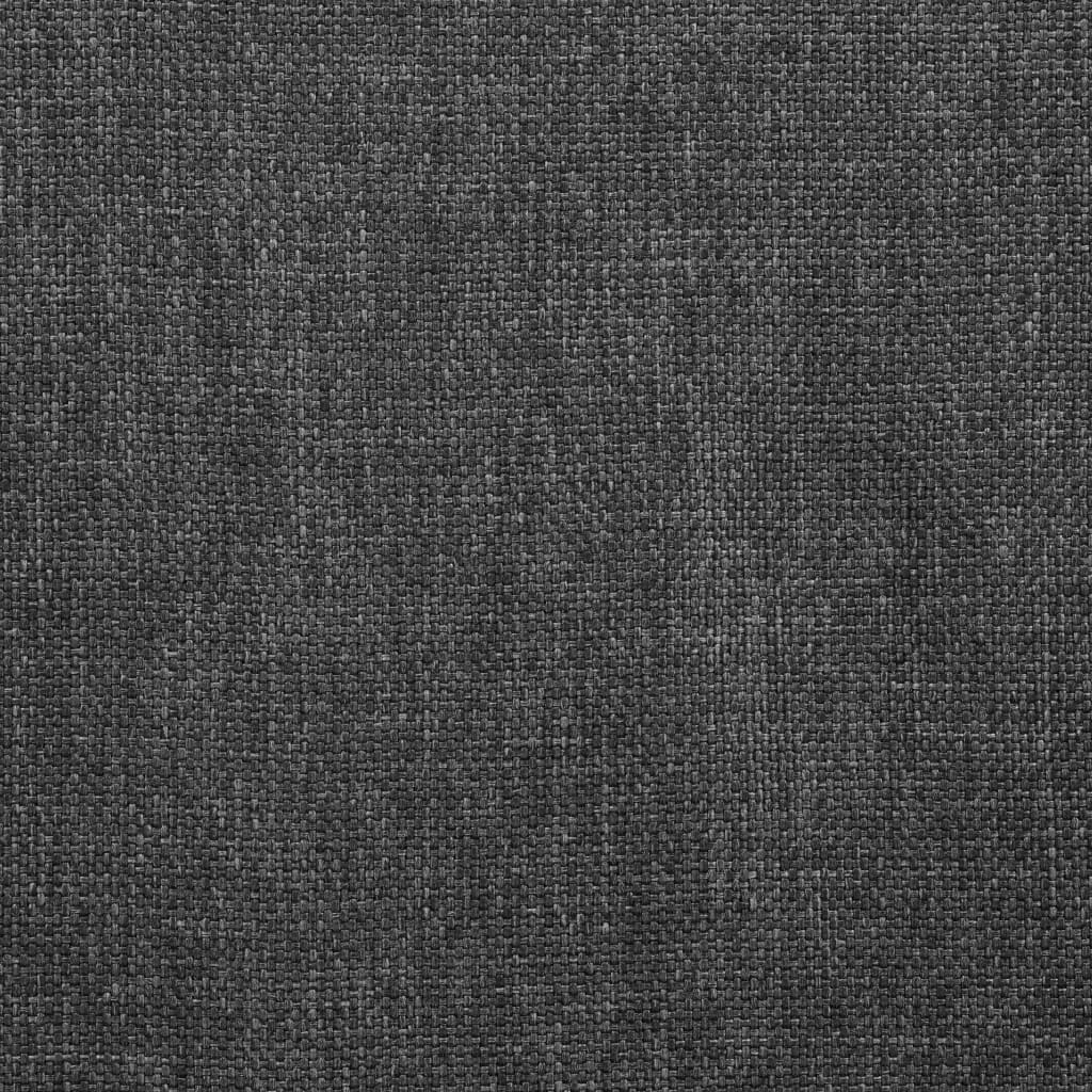 323094 Dining Chairs 2 pcs Dark Grey Fabric