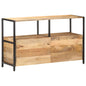 Solid mango wood sideboard 110x35x65 cm