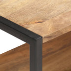 Aparador de madera maciza de mango 110x35x65 cm