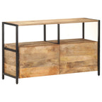 Aparador de madera maciza de mango 110x35x65 cm
