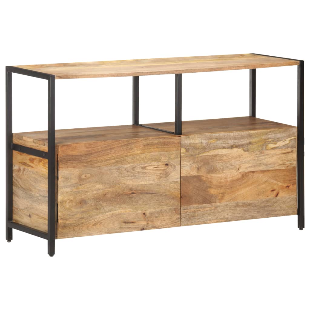 Aparador de madera maciza de mango 110x35x65 cm