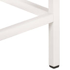 Mesita de noche de madera maciza de mango 40x30x50 cm