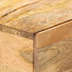 Mesa consola de madera maciza de mango 100x35x76 cm