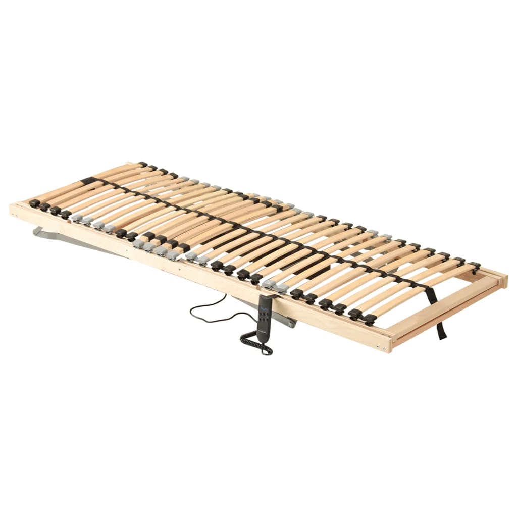 Cama somier eléctrico de láminas sin colchón 7 zonas 100x200 cm