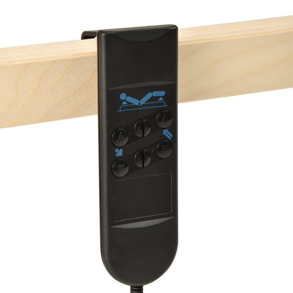 Cama somier eléctrico de láminas sin colchón 7 zonas 100x200 cm