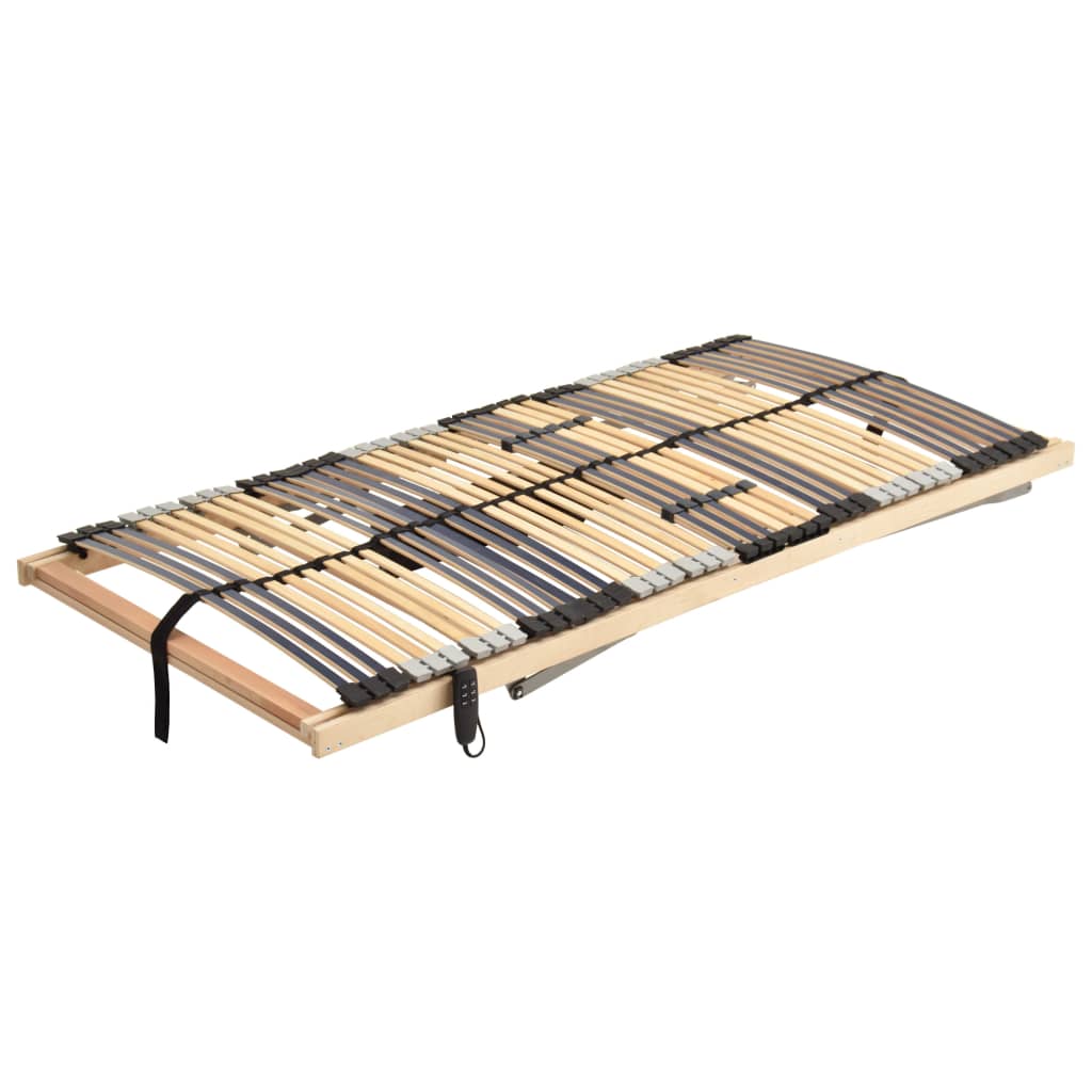 Cama somier eléctrico de láminas sin colchón 7 zonas 100x200 cm