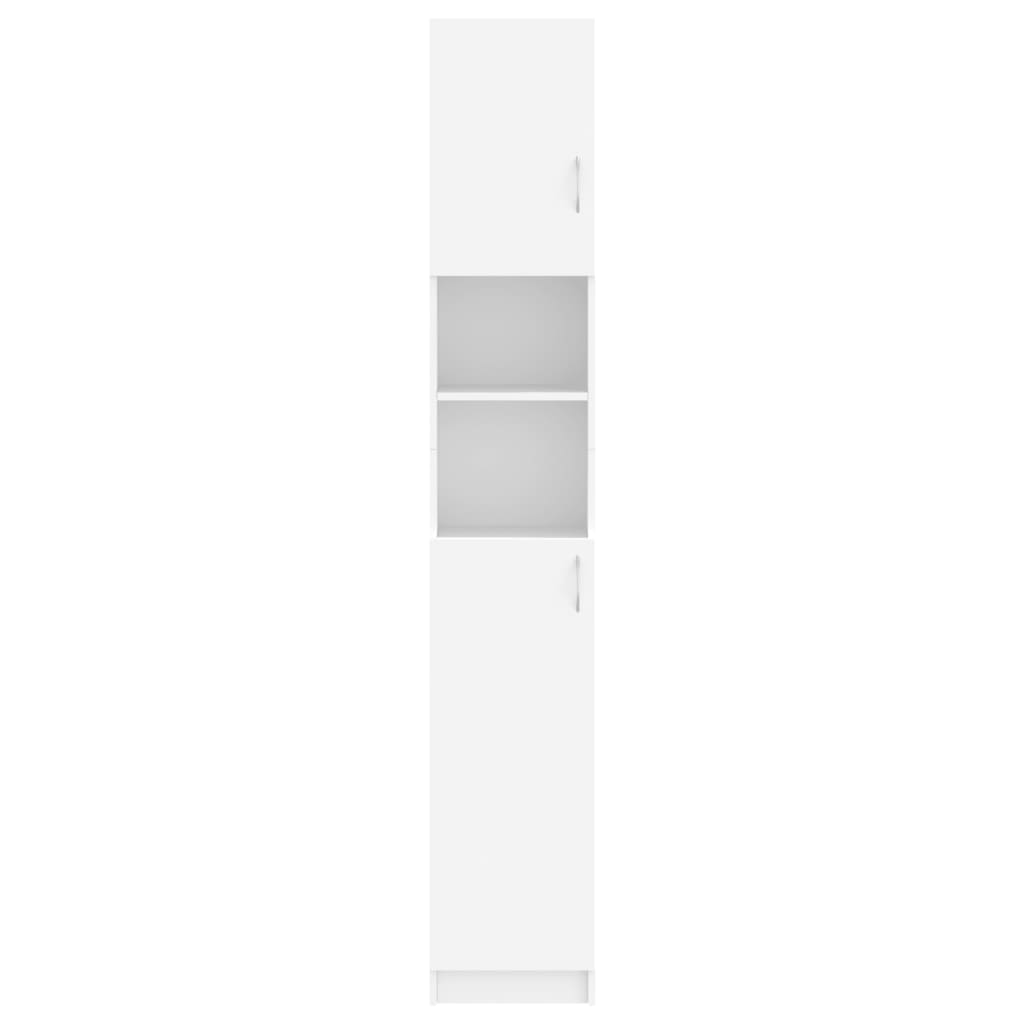 Mueble para lavadora madera de ingeniería blanco