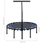 Cama elástica fitness con asa 102 cm