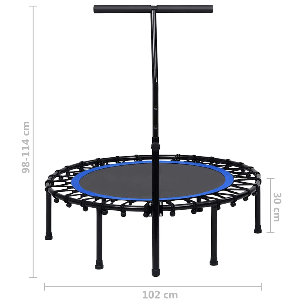 Cama elástica fitness con asa 102 cm