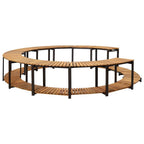 Borde de bañera hidromasaje madera maciza de acacia 273x53 cm