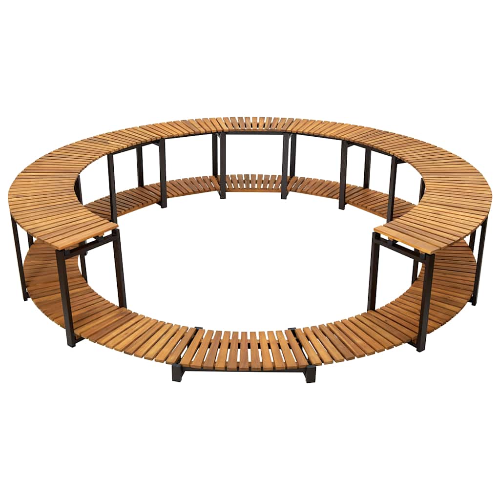 Borde de bañera hidromasaje madera maciza de acacia 273x53 cm