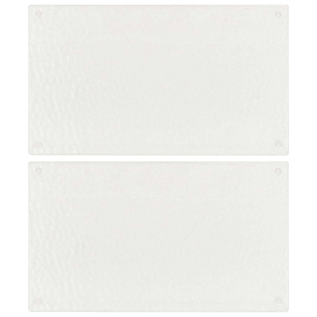 Tablas de cortar 2 uds burbujas transparentes vidrio templado
