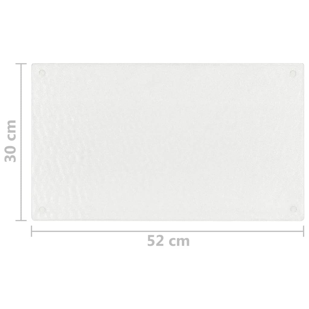 Tablas de cortar 2 uds burbujas transparentes vidrio templado