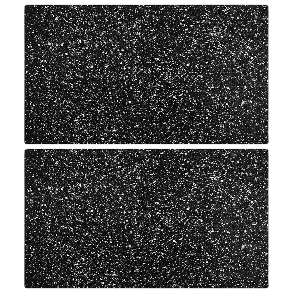 Tablas de cortar 2 uds burbujas transparentes vidrio templado