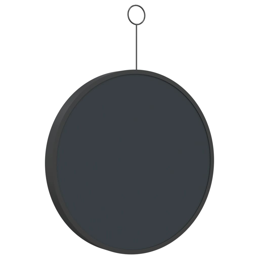 Espejo colgante con gancho negro 30 cm