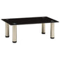 322760 TV Stand Transparent 40x35x17 cm Tempered Glass
