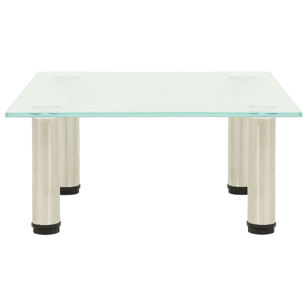 Mueble para TV de vidrio templado esmerilado 40x35x17 cm
