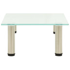 Mueble para TV de vidrio templado esmerilado 40x35x17 cm