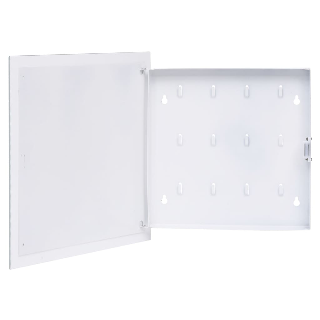 White magnetic key box 30x20x4 cm