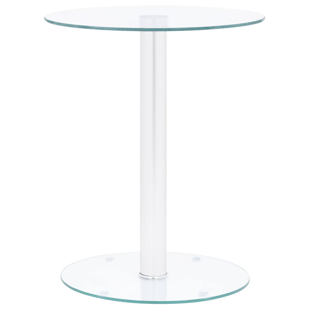 Black Tempered Glass Coffee Table 40 cm