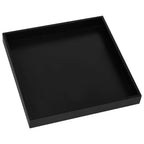 Mesa auxiliar negra y dorada MDF 38x38x38,5 cm