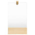 322802 Wall Mirror Solid Pinewood 23x39,5 cm