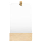 322802 Wall Mirror Solid Pinewood 23x39,5 cm