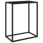 Mesa consola vidrio templado blanco 100x35x75 cm