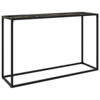 Mesa consola transparente vidrio templado 140x35x75,5 cm