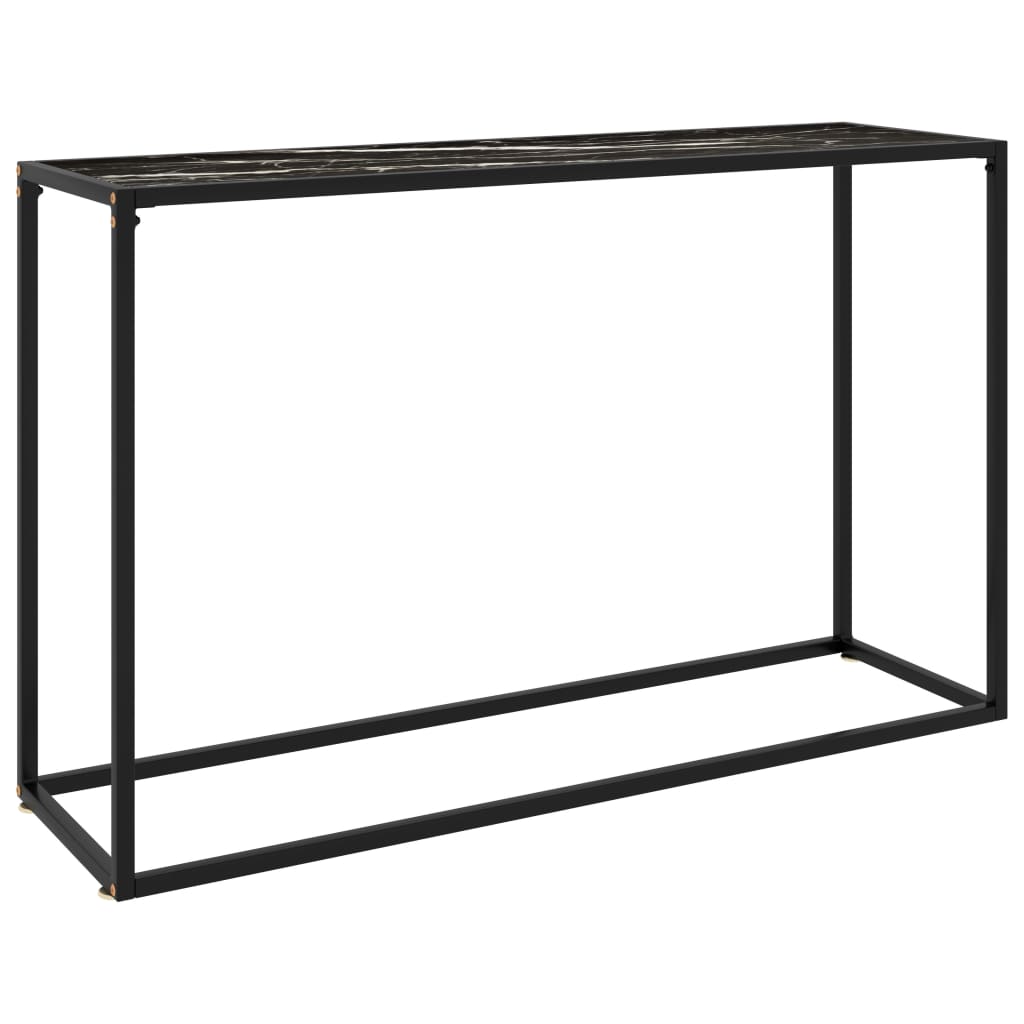 Mesa consola transparente vidrio templado 140x35x75,5 cm