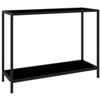 Mesa consola transparente vidrio templado 140x35x75,5 cm