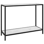 Mesa consola transparente vidrio templado 140x35x75,5 cm