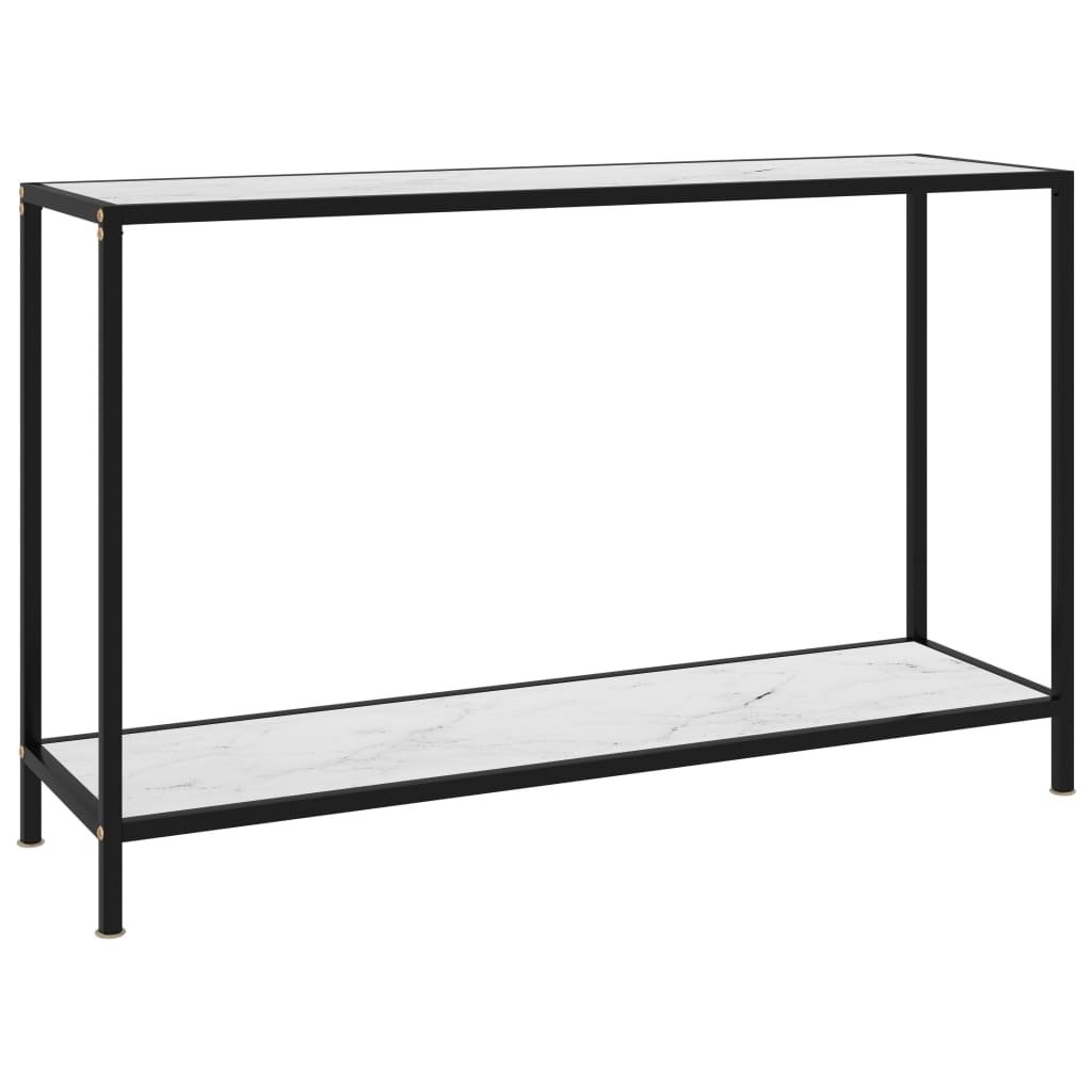 Mesa consola transparente vidrio templado 140x35x75,5 cm