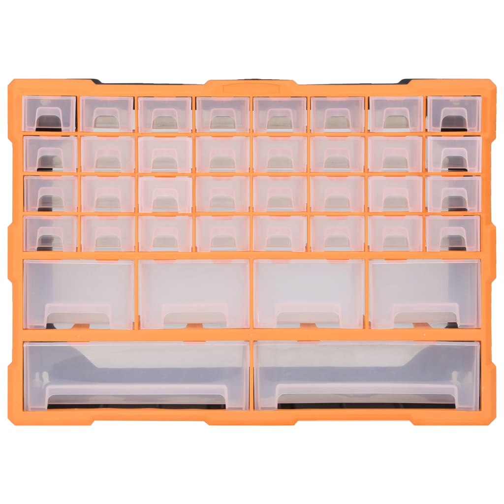Organizador multicajones con 38 cajones 52x16x37,5 cm