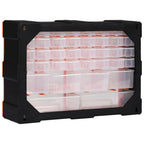 Organizador multicajones con 38 cajones 52x16x37,5 cm