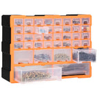 Organizador multicajones con 38 cajones 52x16x37,5 cm