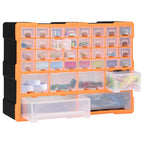 Organizador multicajones con 38 cajones 52x16x37,5 cm