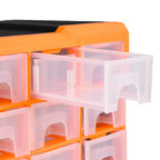 Organizador multicajones con 38 cajones 52x16x37,5 cm