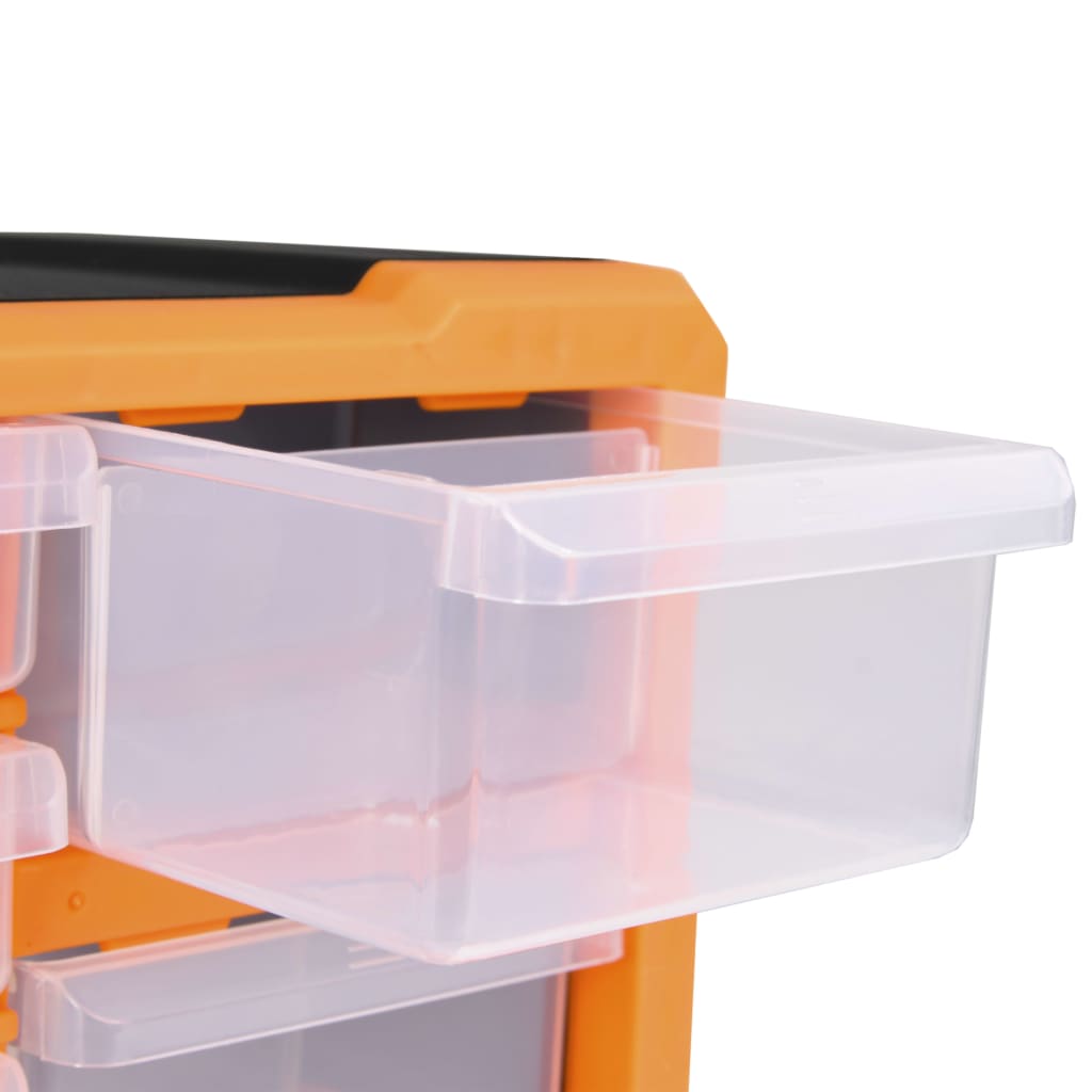 Organizadores multicajones con 12 cajones 2 uds 26,5x16x26 cm
