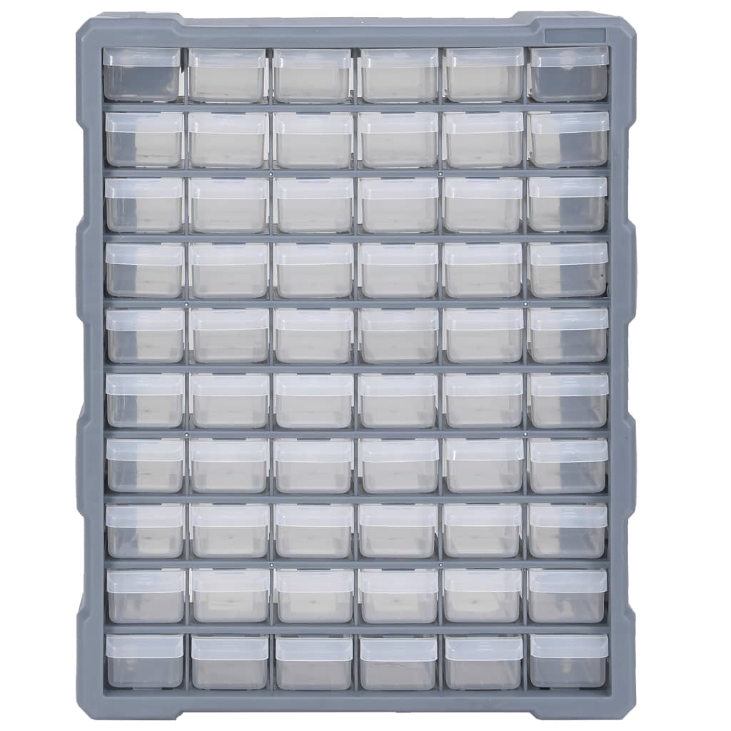 Organizador multicajones con 60 cajones 38x16x47,5 cm