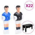 Jugadores de futbolín para varillas de 12,7 mm 22 piezas