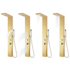 Sistema de panel de ducha acero inoxidable 201 dorado
