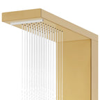 Sistema de panel de ducha acero inoxidable 201 dorado