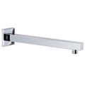 Barra de soporte ducha cuadrada acero inox 201 plateado 30 cm